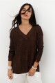 SWEATER V BLINK MARRON
