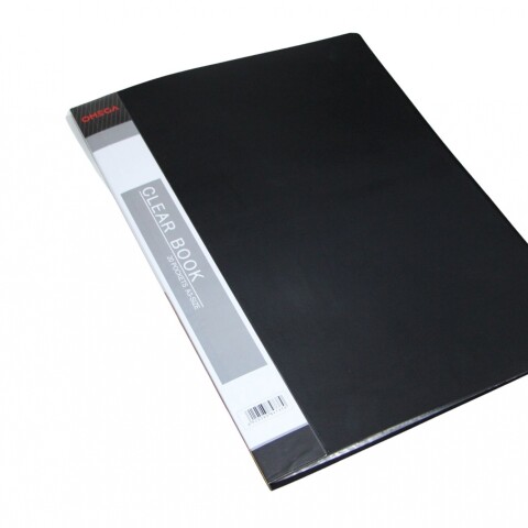 CARPETA OMEGA TAMAÑO A3 CON 20 FUNDAS COLOR NEGRO CARPETA OMEGA TAMAÑO A3 CON 20 FUNDAS COLOR NEGRO