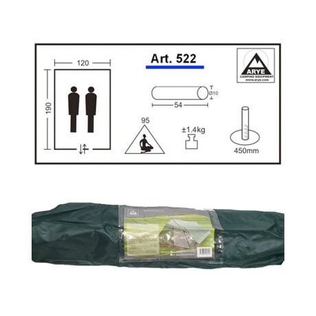 Carpa Arye Canadiense Minipack Arye 2/3 Personas Carpa Arye Canadiense Minipack Arye 2/3 Personas