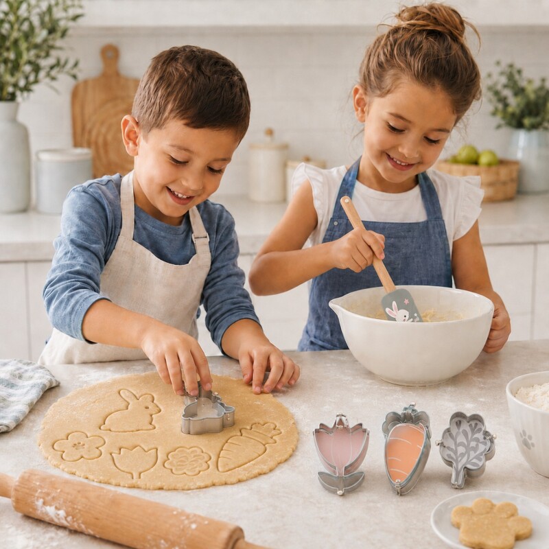 Juego de Cortadores de Galletas con Espatula Stephen Joseph Conejo