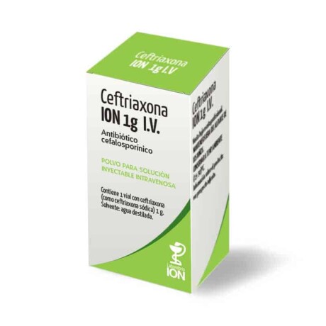 Ceftriaxona 1Gr I/V Ion Ceftriaxona 1Gr I/V Ion