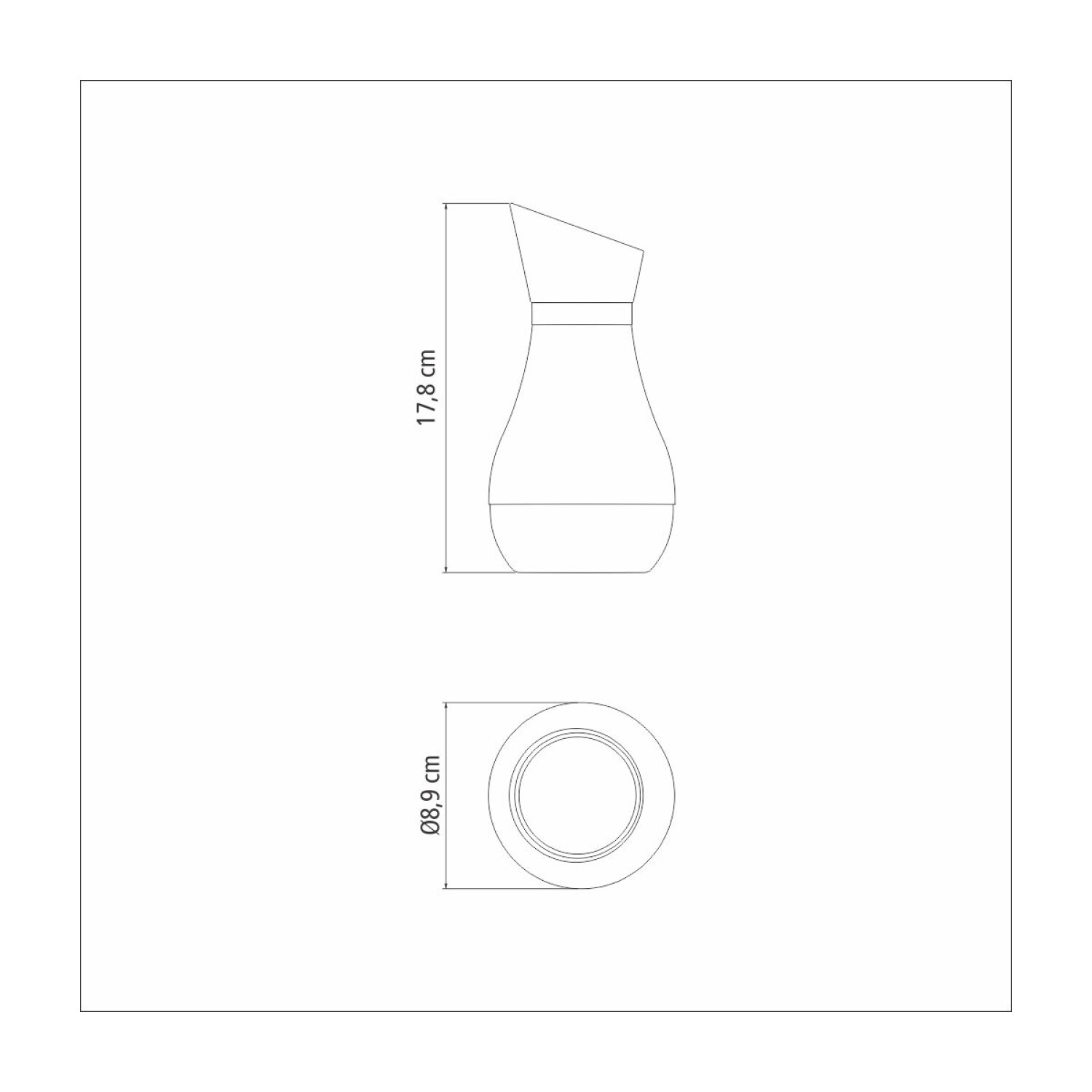 Dispensador Aceite / Vinagre 0.39lts - 61119/110 — Champagne Home & Deco