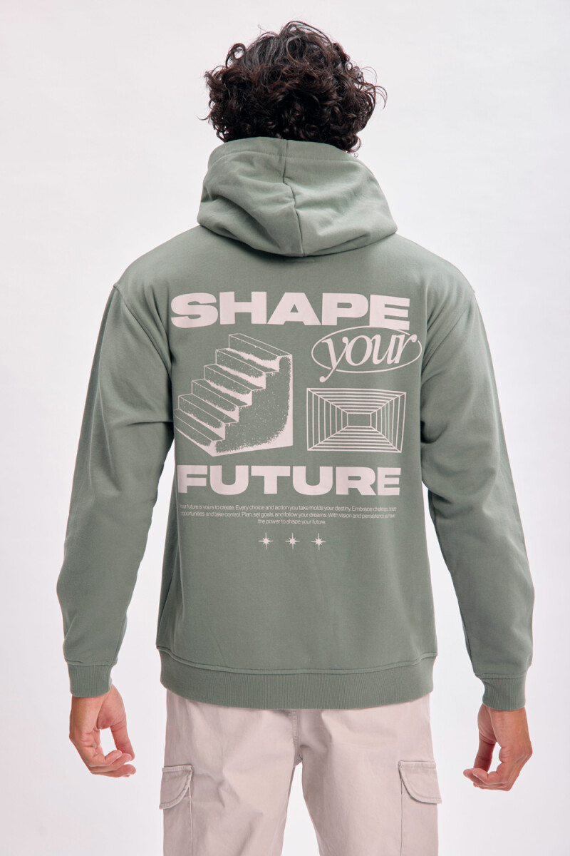 Canguro deportivo oversize Shape Verde