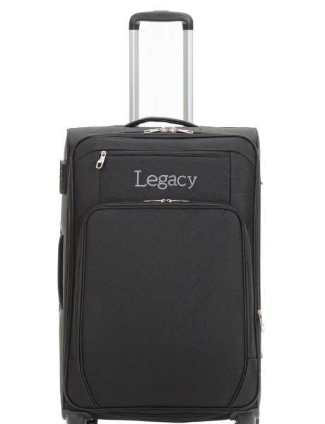 VALIJA DE TELA SEMI RIGIDA Negro