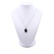Colgante oro 18k blanco con brillantes y onix. Colgante oro 18k blanco con brillantes y onix.