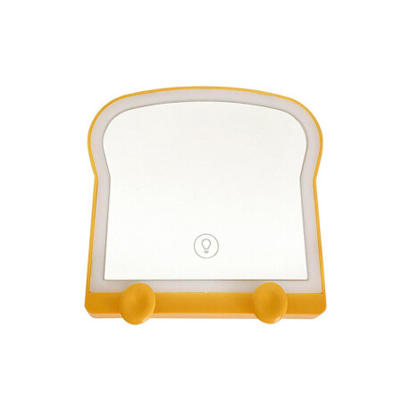 Espejo tostada con luz led 14 cm x 14,5 cm Sc