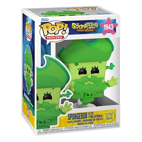 Spongebob As The Flying Dutchman - The Spongebob The Movie (Glows In The Dark) - 1943 Spongebob As The Flying Dutchman - The Spongebob The Movie (Glows In The Dark) - 1943