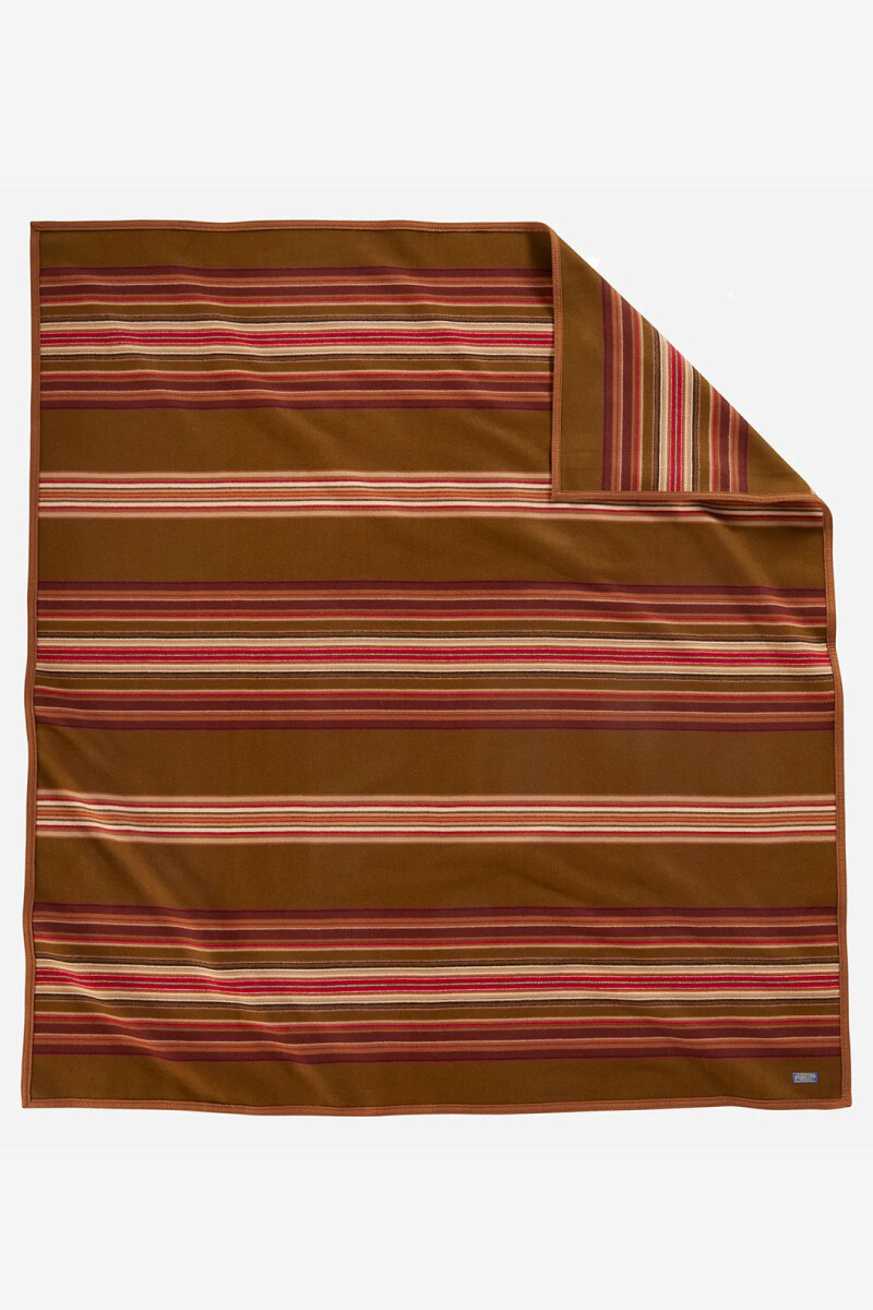 Shawl Jacquard Marron