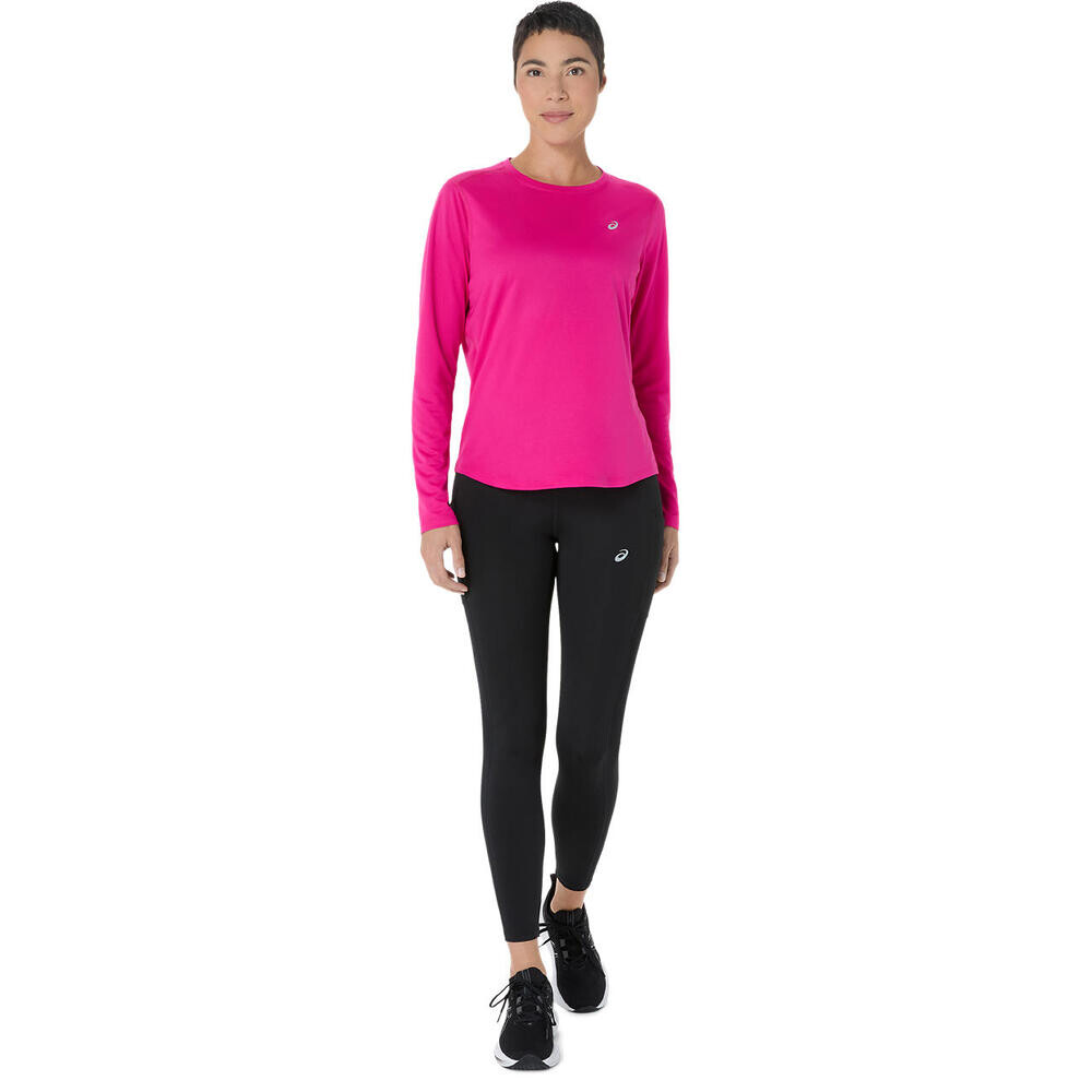 Leggings Running Silver Mujer Performance Black