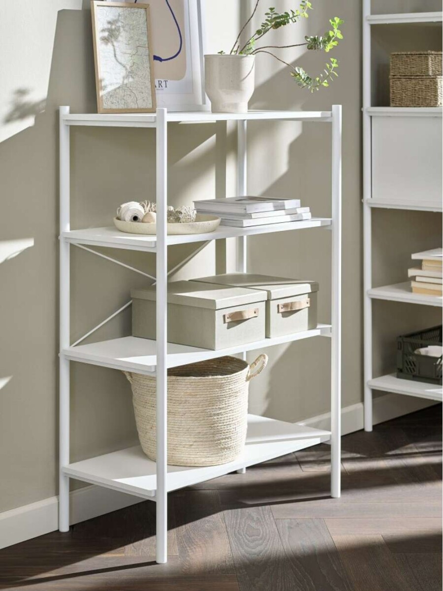 Estanteria Lindved 4 Estantes - Blanco 