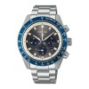 Reloj Seiko Prospex Speedtimer SSC939P1 para hombre con correa de acero Negro