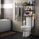 Estanteria Baño Inodoro Lavarropa Estante Organizador Negro Estanteria Baño Inodoro Lavarropa Estante Organizador Negro