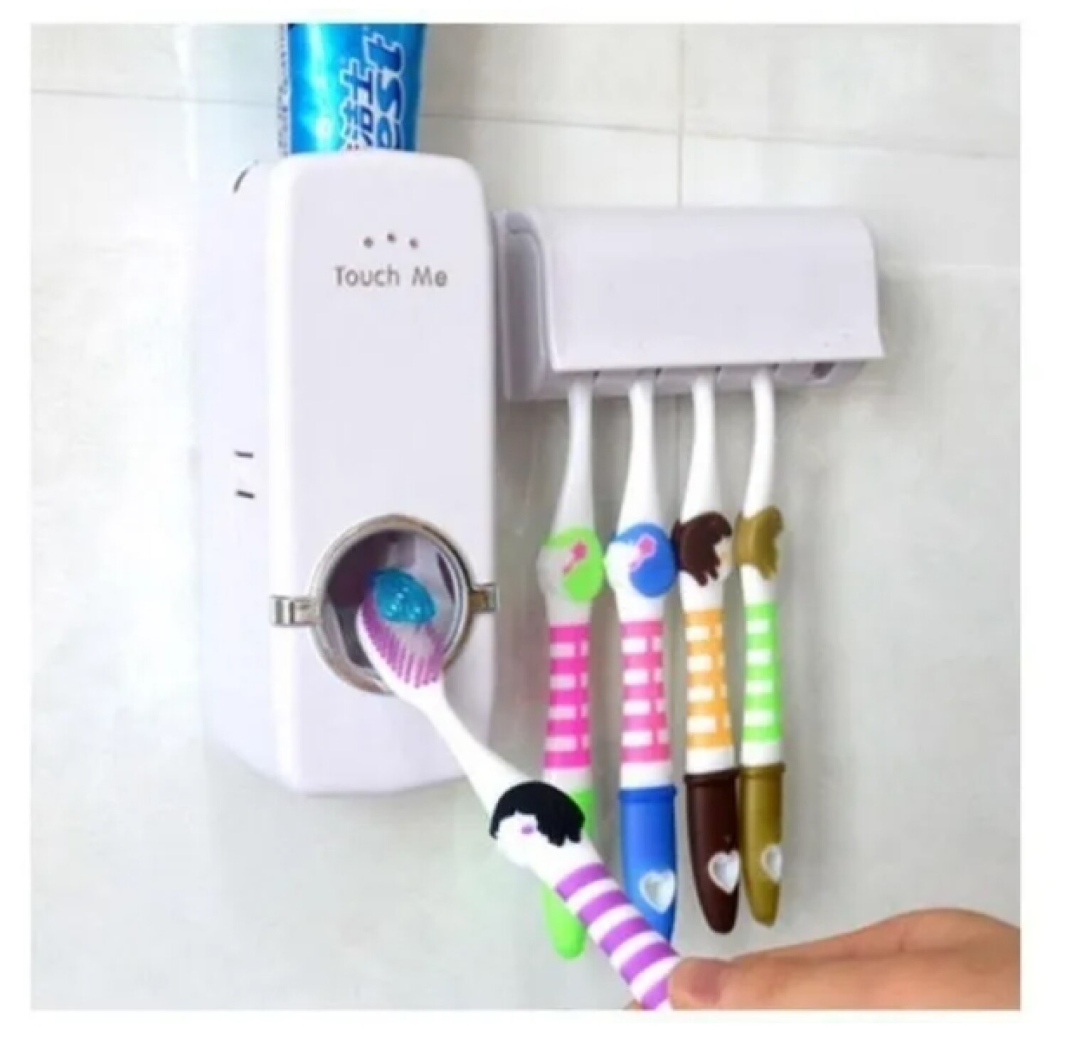 𝐏𝐞𝐭𝐢𝐭 𝐇𝐨𝐠𝐚𝐫 on Instagram: Organizador para cepillos de dientes y  pasta dental 🪥🪥🪥🦷😊 🪥para 4 cepillos 🪥espacio central para dentífrico  🪥madera de eucalipto #portacepillodedientes #portacepillosdemadera