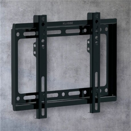 Soporte fijo de TV Klasse | Acero resistencia SPCC | Color negro Soporte fijo de TV Klasse | Acero resistencia SPCC | Color negro