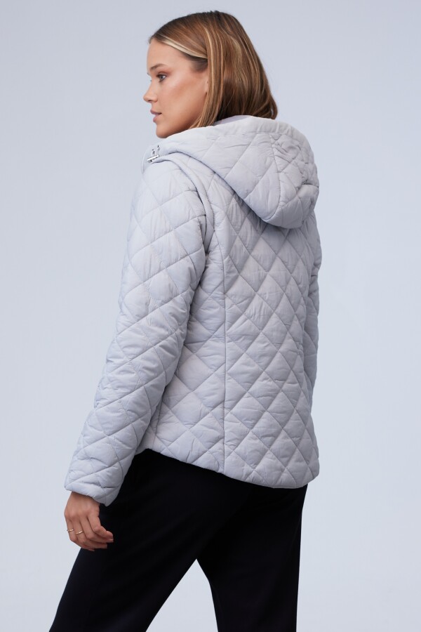 Campera & Chaleco GRIS CLARO