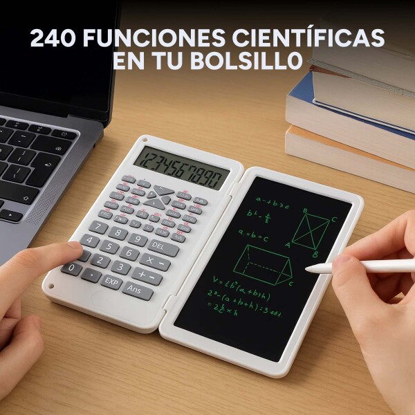 Calculadora Cientifica Pizarra Magica 240 Funciones Liceo Color Blanco