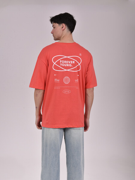 REMERA DEN PRINT ROJO