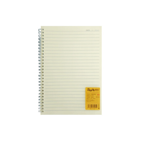 Cuaderno con renglones de 15,5 cm x 21,5 cm Sc