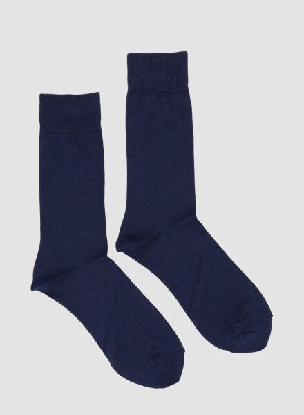 Medias mercerizadas Azul