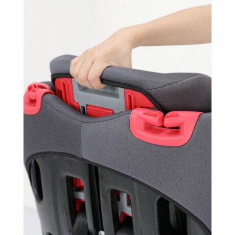 Silla butaca para auto Bebesit Smart plegable con posavaso hasta 36kg Gris