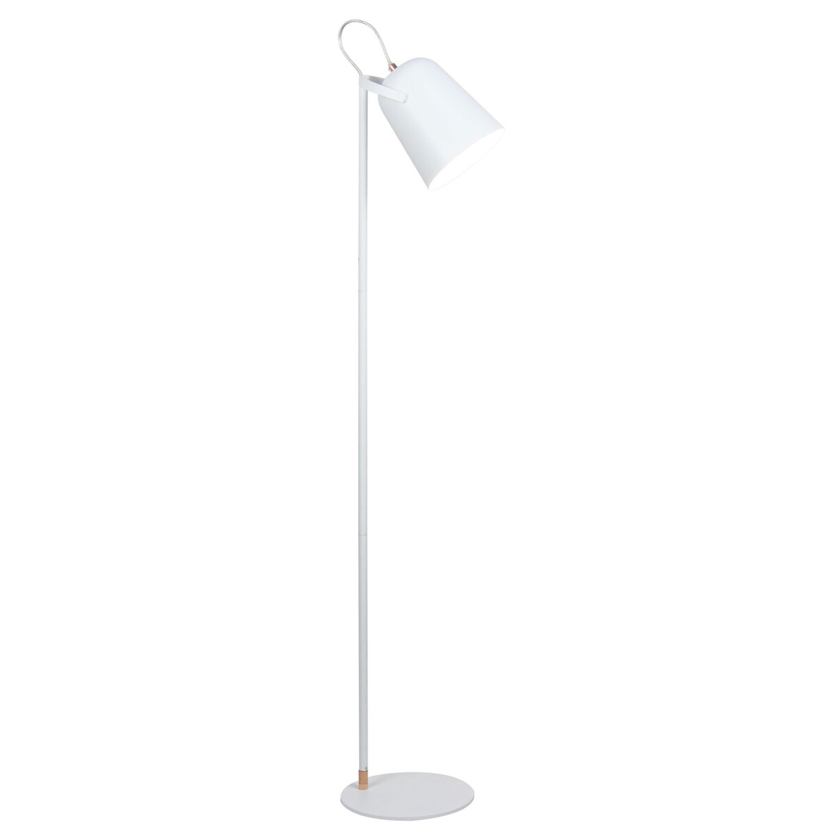 LÁMPARA PORTÁTIL DE PIE - METAL BLANCO LF9570 