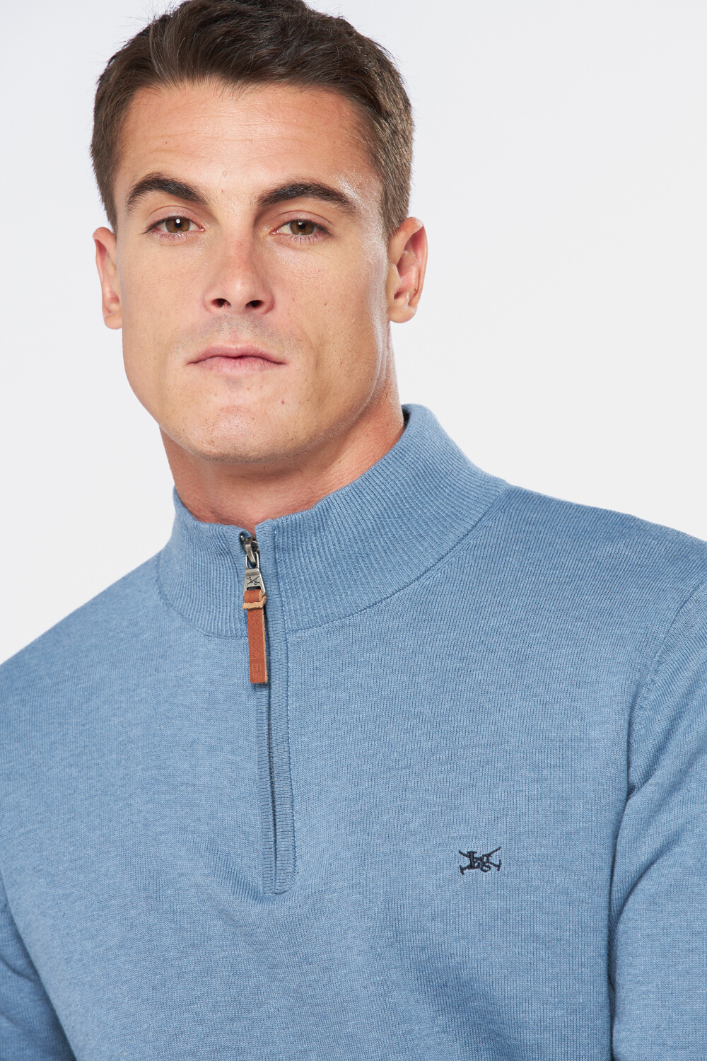 BUZO TEJIDO MEDIO CIERRE Denim