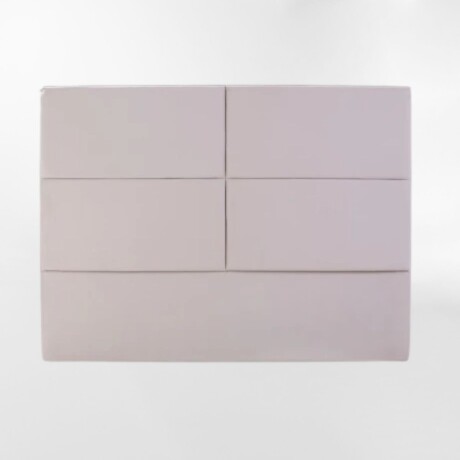 Respaldo de pared LOTUS GRIS - 2 PLAZAS