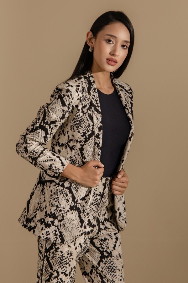 Blazer Estampado. Blazer Estampado.