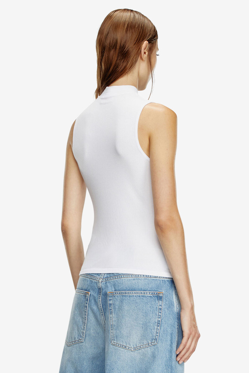 TOP T-MOKKY-SL-MICRODIV Blanco