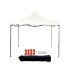 Gazebo Plegable 3x3 M Auto armable Toldo Playa Jardin Carpa Tela 600d IMBACK Color Blanco Gazebo Plegable 3x3 M Auto armable Toldo Playa Jardin Carpa Tela 600d IMBACK Color Blanco