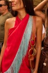 Tropical Dress Rojo / Celeste