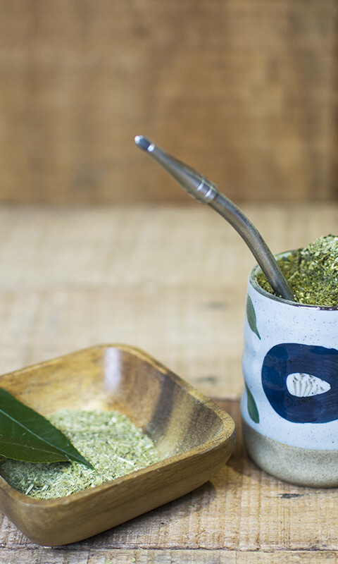 MATE ALBANIA FLOR AZUL