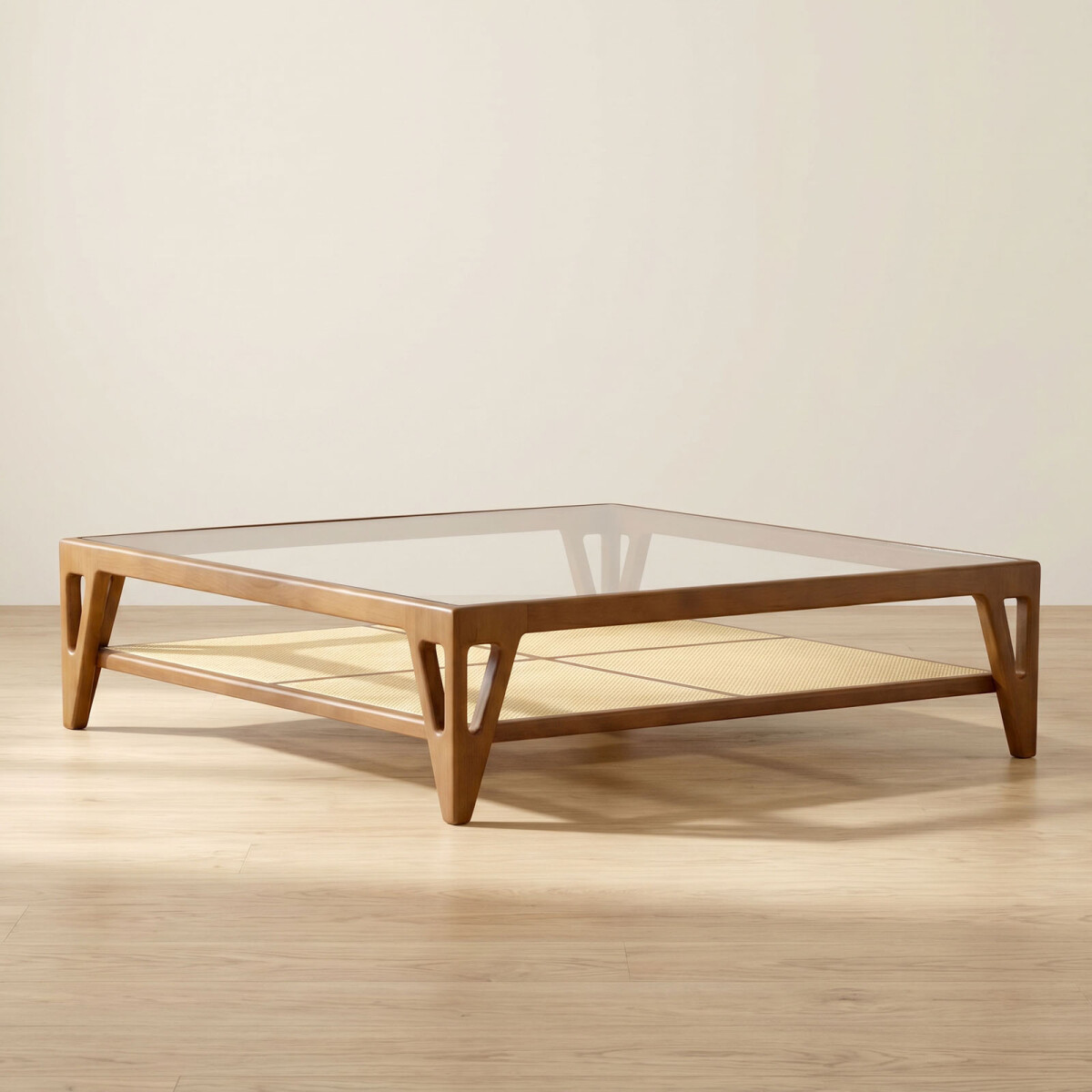 MESA RATONA - MADERA-Y-VIDRIO NATURAL-BEIGE ROSA NATURAL 