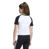 Remera Adidas 3S SL TEE Niños KE2945 Blanco-negro
