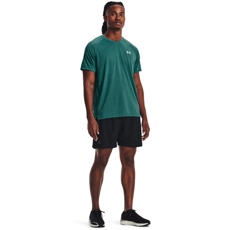 UA LAUNCH PRO 7'' SHORTS-BLU BLK-001