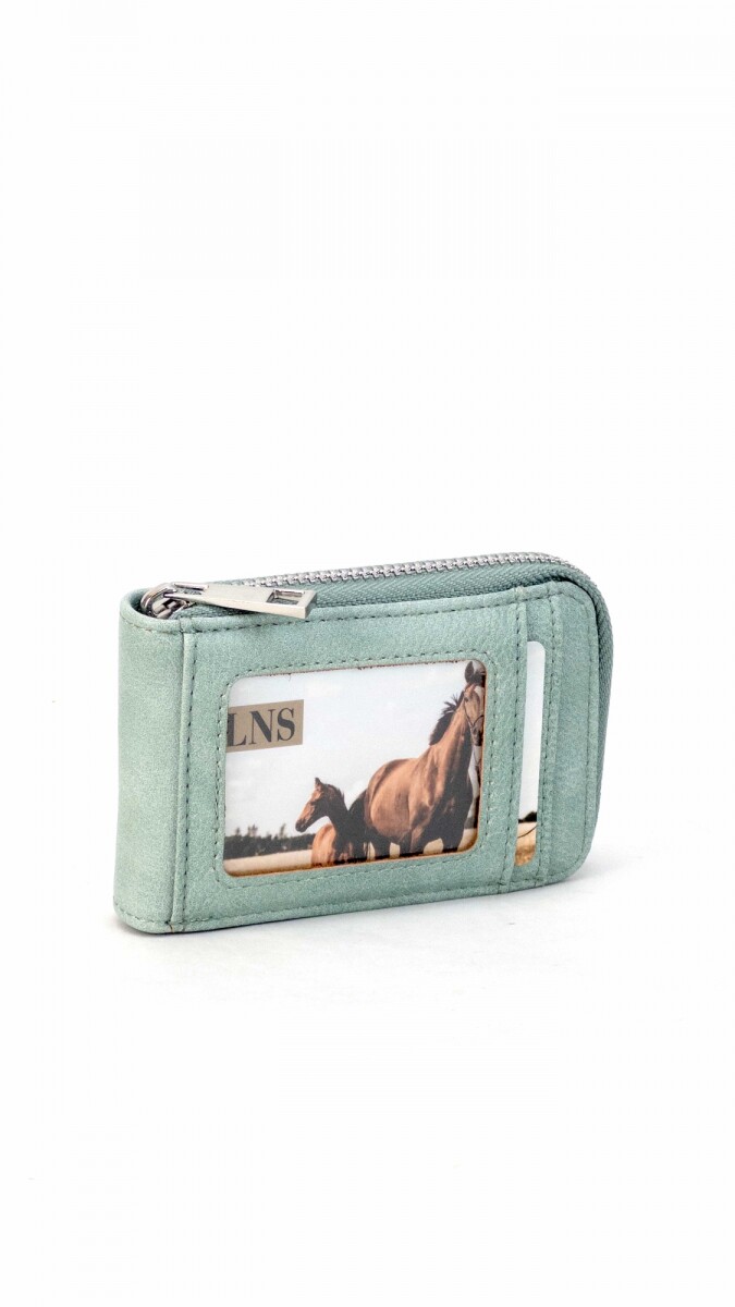 TARJETERO HONEY - AQUA 