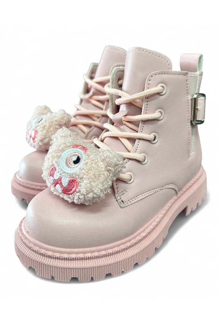BORCEGO INFANTIL CON APLIQUE Rosa