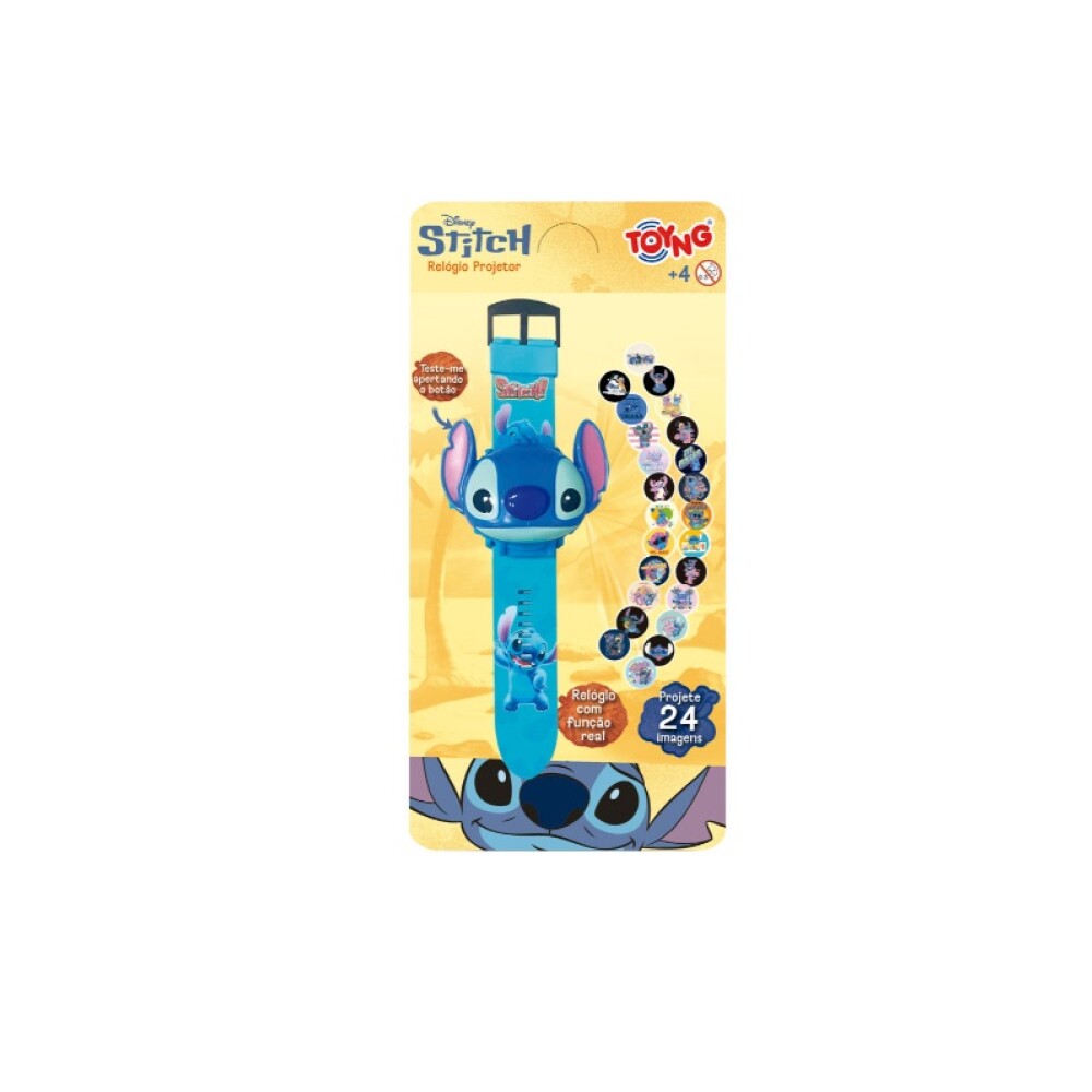 Reloj Proyector Disney Stitch con 24 Imágenes Diferentes STITCH RELOJ PROYECTOR 24 IMAGENES DIFERENTES