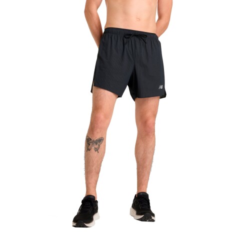 Short New Balance de Hombre - Ultra Light 5" - MS51286BK BLACK