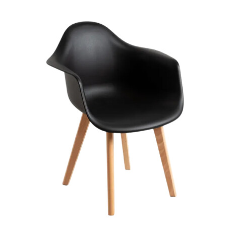 SILLA DE COMEDOR MAGNOLIA CON POSABRAZOS Silla de Comedor Magnolia con Posabrazos Negra