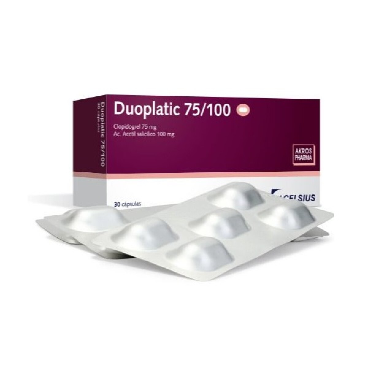 Duoplatic 75/100. 30 Cápsulas 