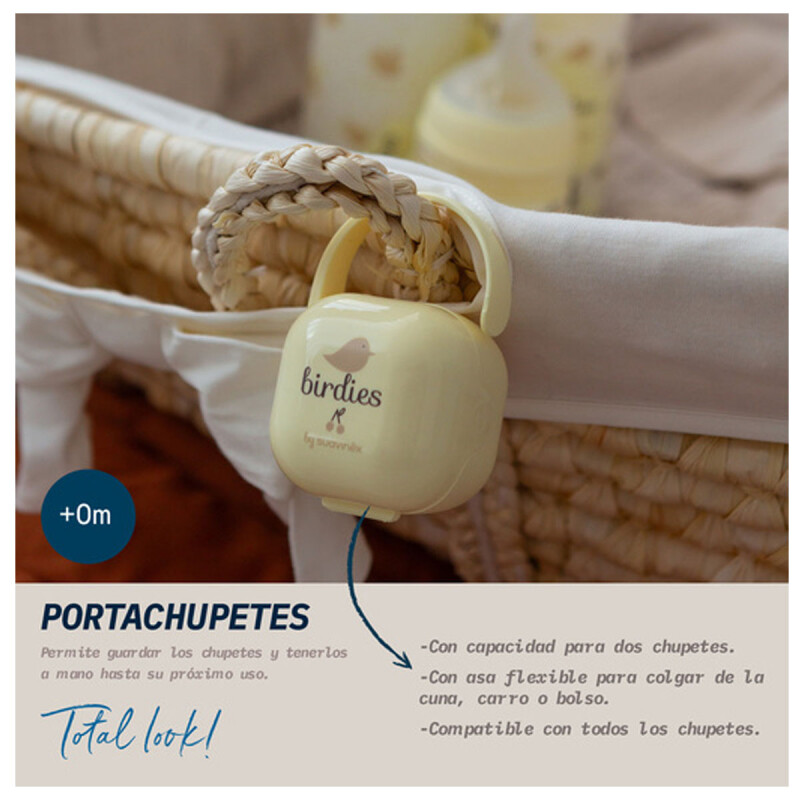 Portachupete Birdies Verde Suavinex Portachupete Birdies Verde Suavinex