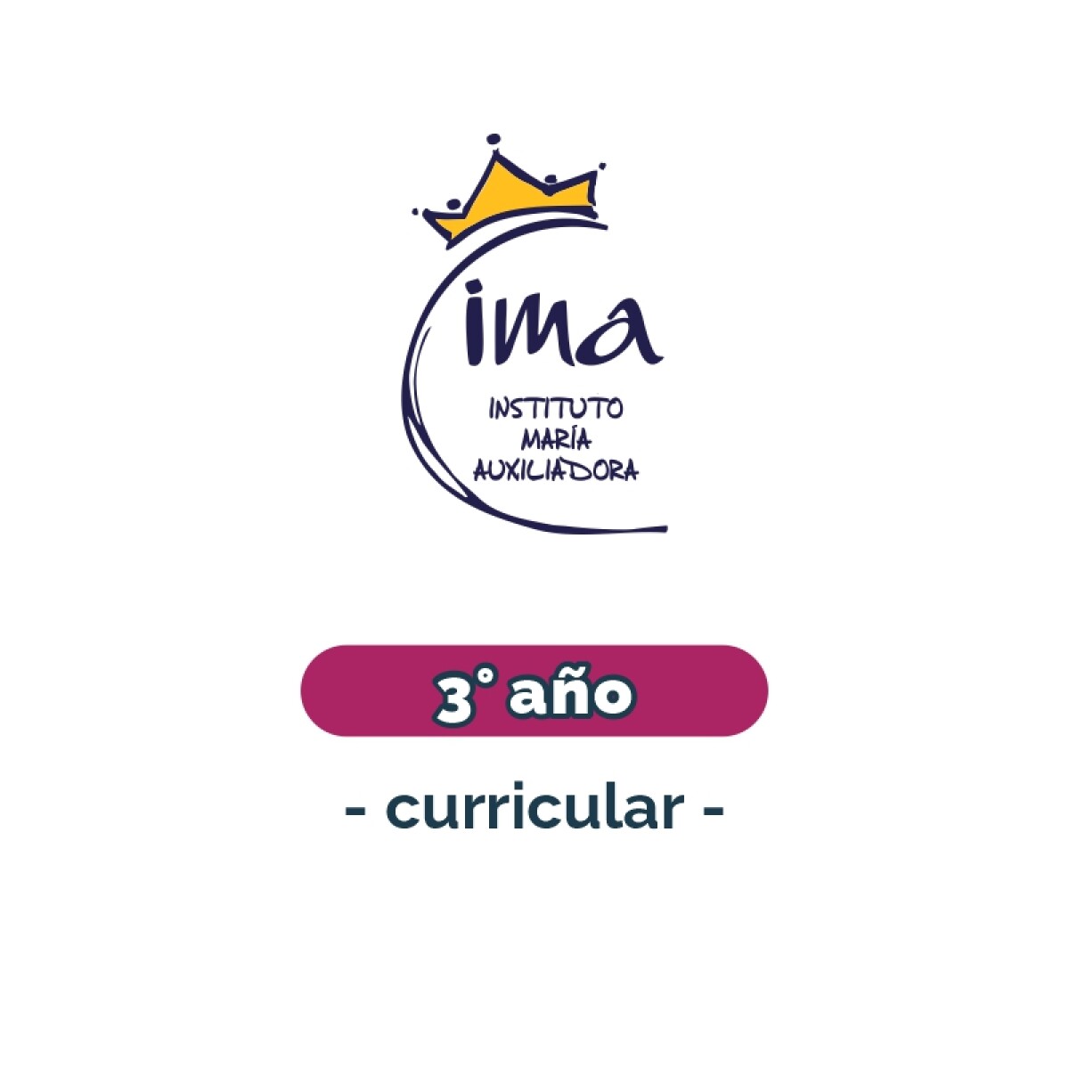 Lista de materiales - Primaria 3° - Curricular IMA 
