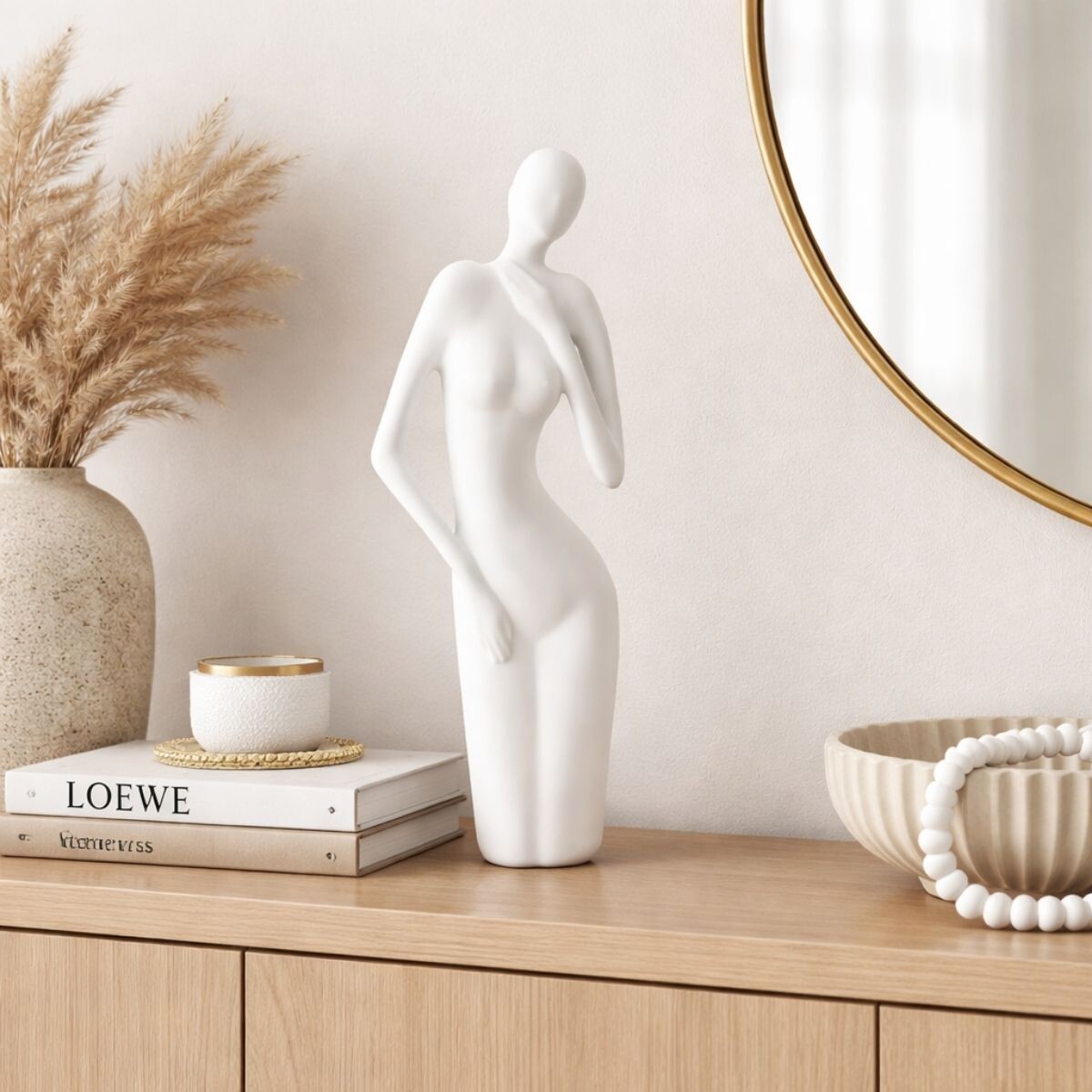 ESCULTURA WOMAN Blanco 