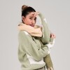 Buzo tejido Slowly Light Green/white