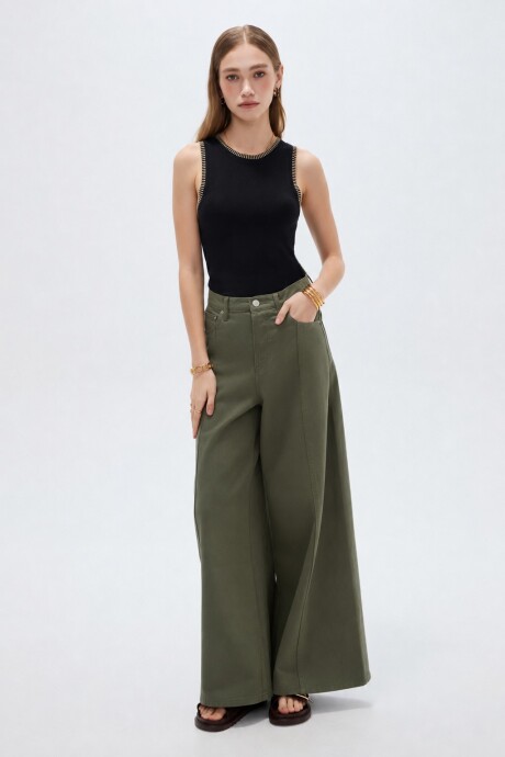Pantalon Rennys Verde Oliva
