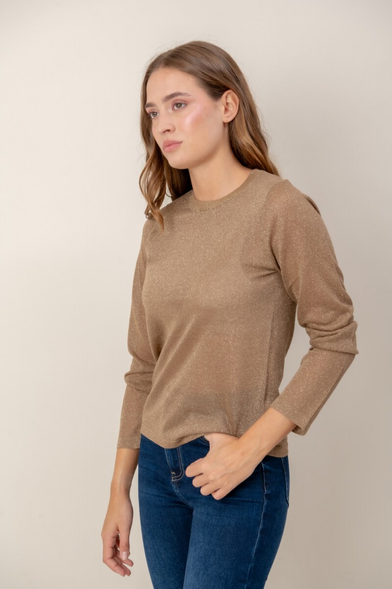 Sweater lurex - Dorado 
