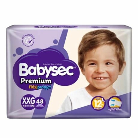 Pañales Babysec Premium Flexiprotect XXG - X48 Pañales Babysec Premium Flexiprotect XXG - X48