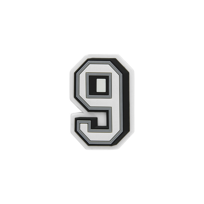 Jibbitz™ Charm Número 9 Blanco