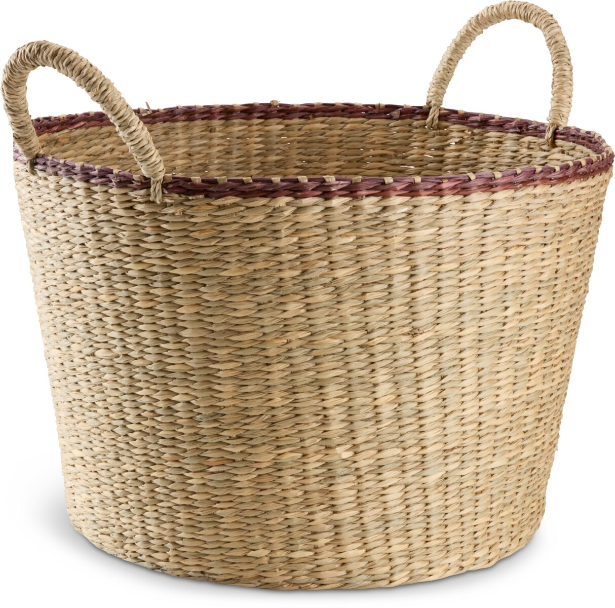 Cesta HERMAN Ø37xA25cm hierba marina 